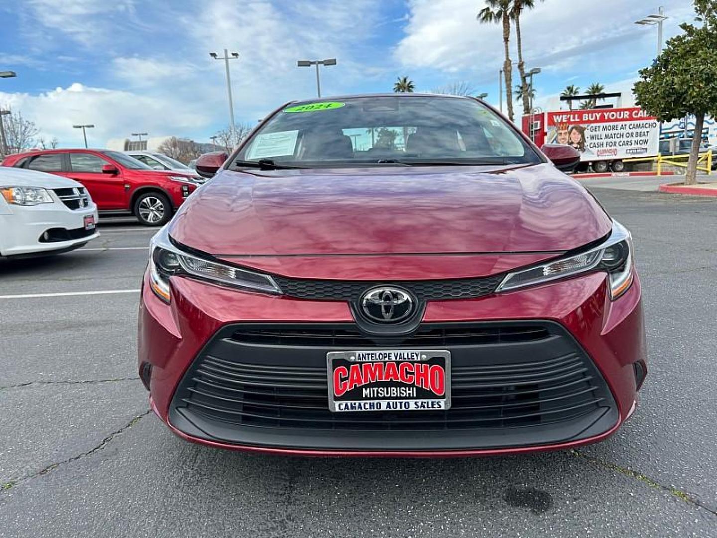 2024 RED Toyota Corolla (5YFB4MDE5RP) with an 4-Cyl 2.0 Liter engine, Automatic CVT transmission, located at 412 Auto Vista Drive, Palmdale, CA, 93551, (661) 945-0620, 34.592636, -118.136681 - Photo#1