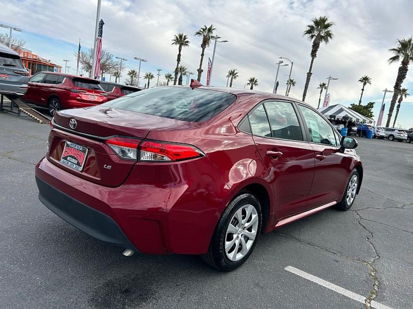 2024 RED Toyota Corolla (5YFB4MDE5RP) with an 4-Cyl 2.0 Liter engine, Automatic CVT transmission, located at 412 Auto Vista Drive, Palmdale, CA, 93551, (661) 945-0620, 34.592636, -118.136681 - Photo#5