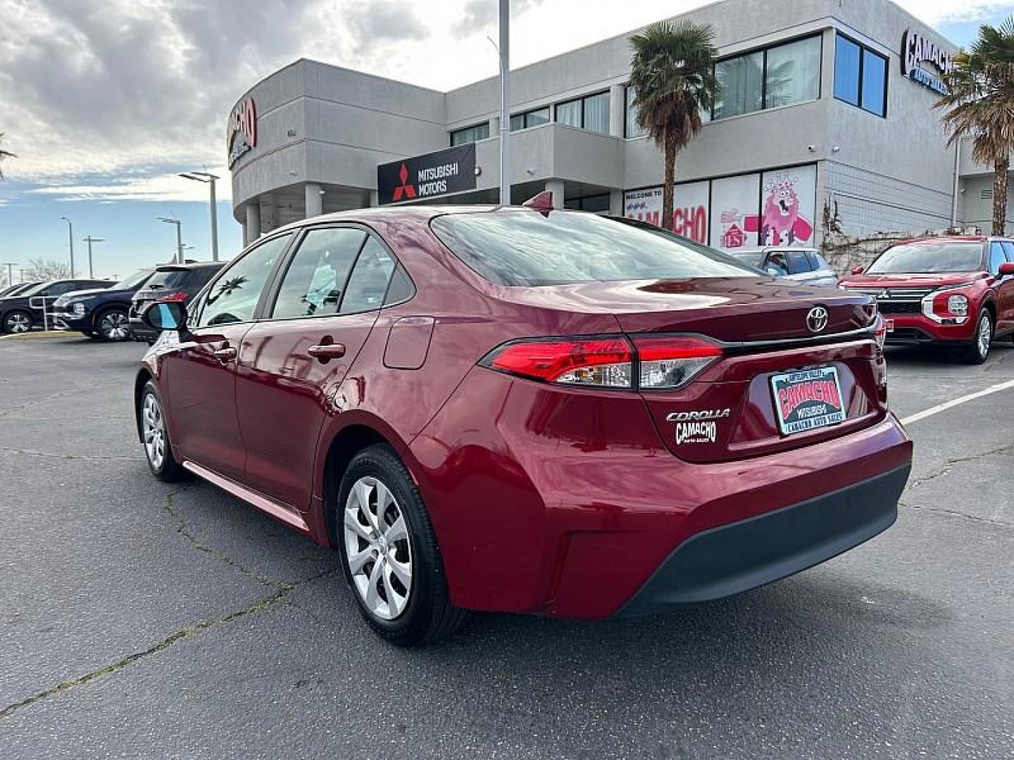 2024 RED Toyota Corolla (5YFB4MDE5RP) with an 4-Cyl 2.0 Liter engine, Automatic CVT transmission, located at 412 Auto Vista Drive, Palmdale, CA, 93551, (661) 945-0620, 34.592636, -118.136681 - Photo#7