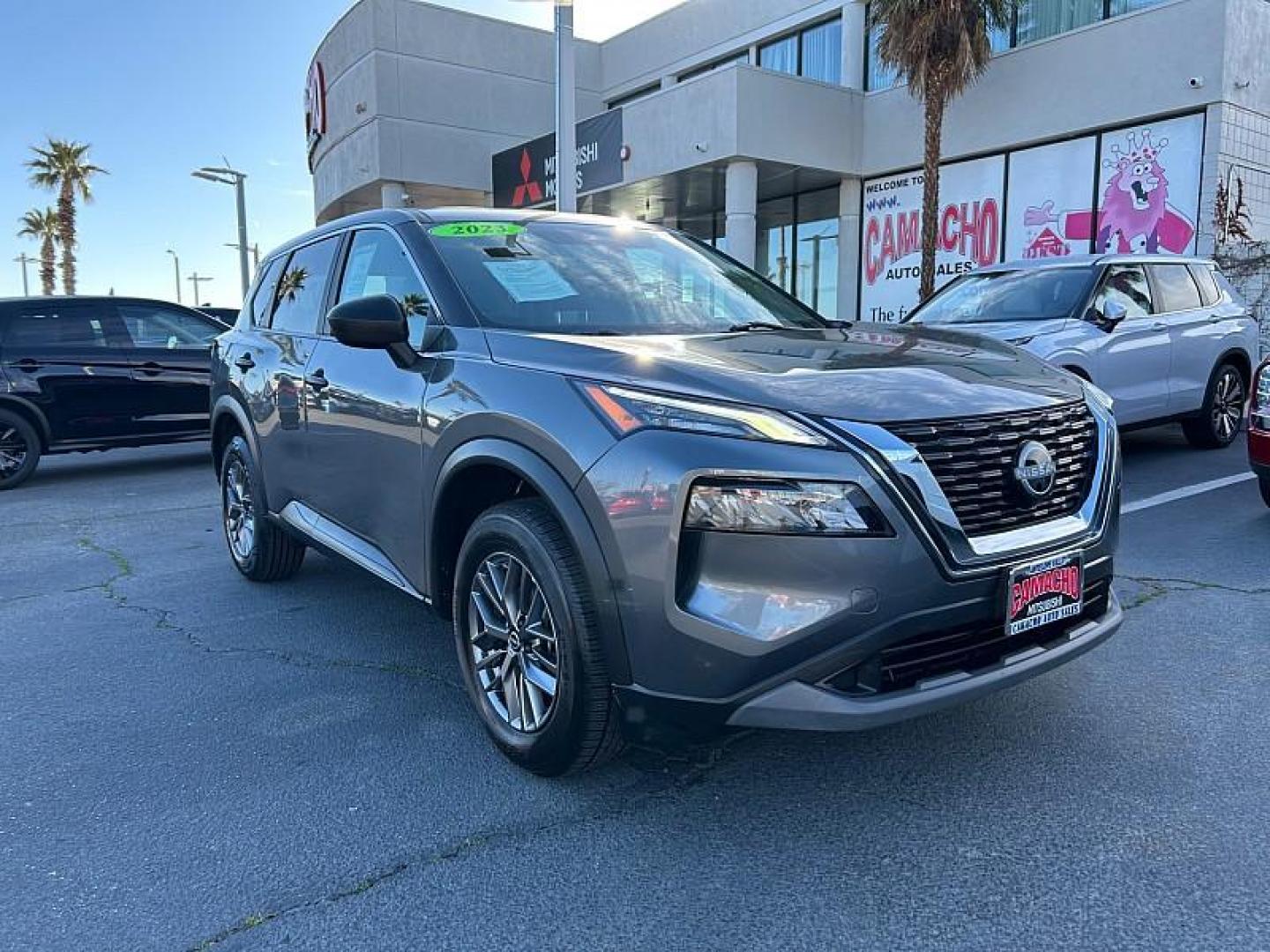 2023 GRAY Nissan Rogue (5N1BT3AB4PC) with an 3-Cyl Turbo 1.5 Liter engine, Automatic CVT w/Xtronic transmission, located at 412 Auto Vista Drive, Palmdale, CA, 93551, (661) 945-0620, 34.592636, -118.136681 - Photo#0