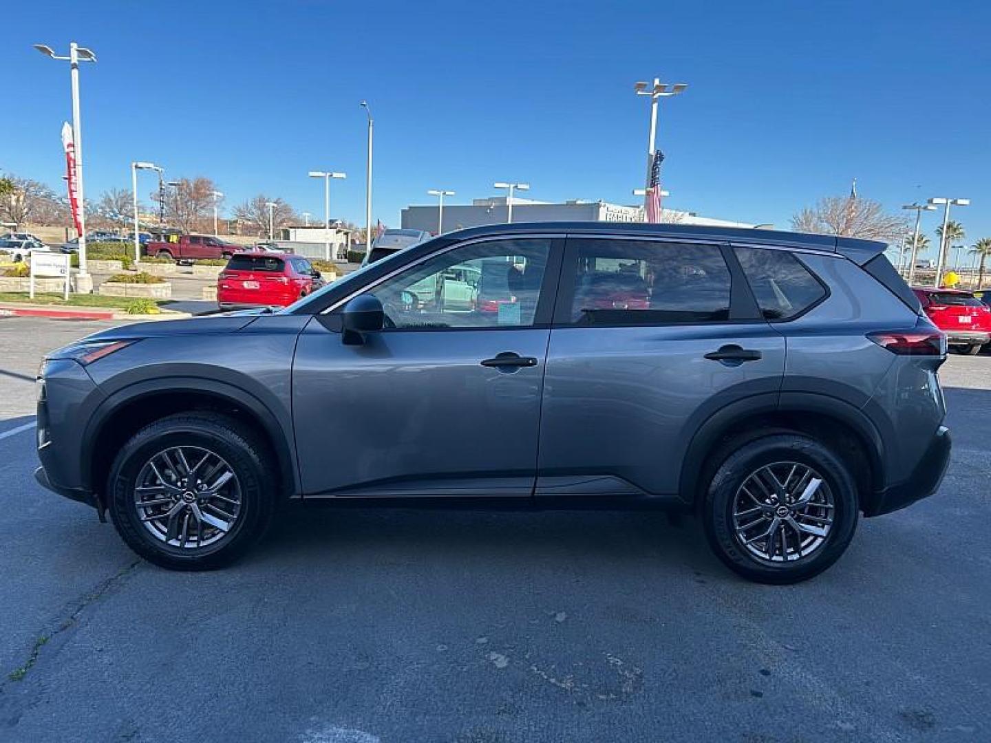 2023 GRAY Nissan Rogue (5N1BT3AB4PC) with an 3-Cyl Turbo 1.5 Liter engine, Automatic CVT w/Xtronic transmission, located at 412 Auto Vista Drive, Palmdale, CA, 93551, (661) 945-0620, 34.592636, -118.136681 - Photo#2