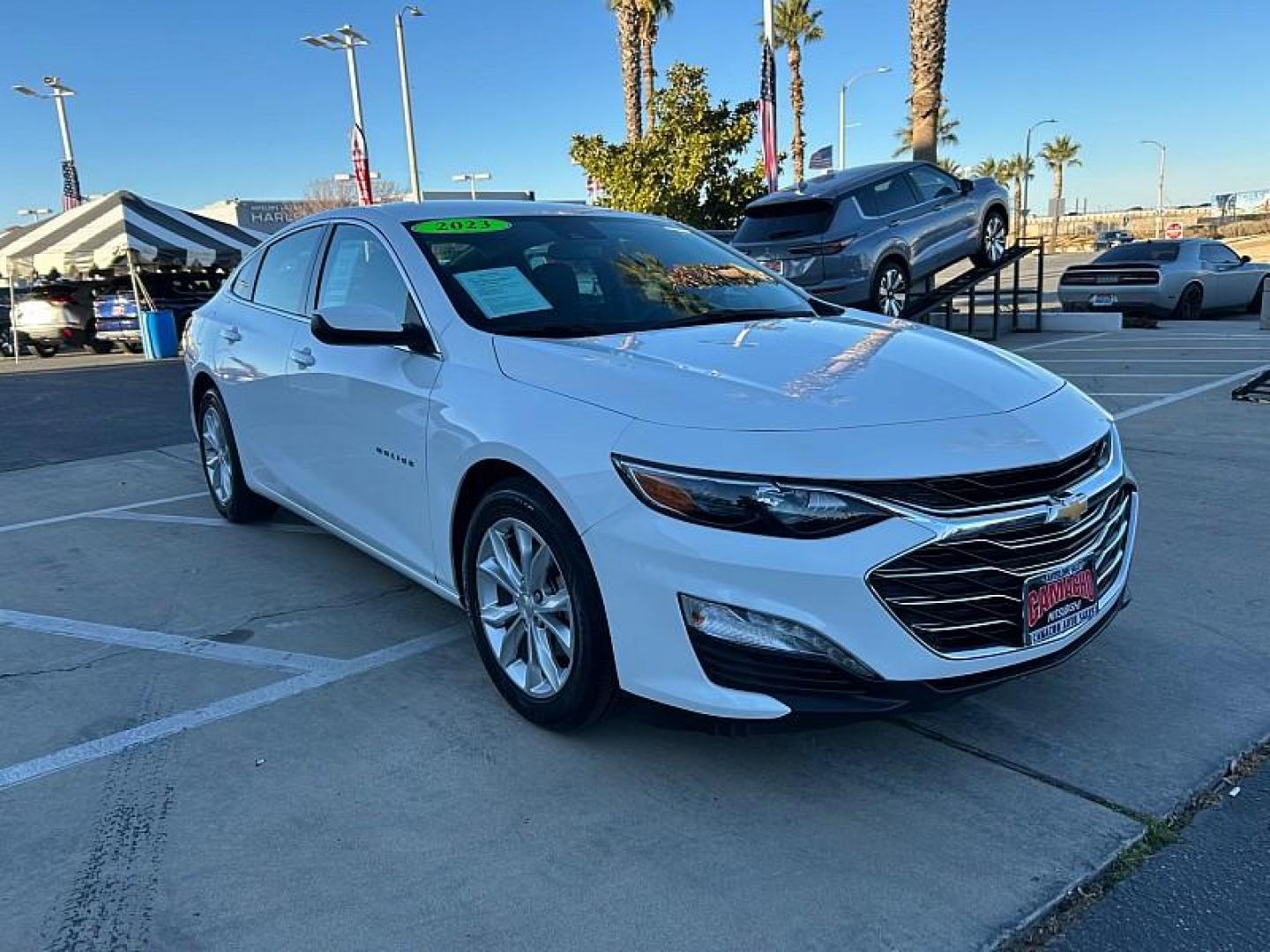 2023 WHITE Chevrolet Malibu (1G1ZD5ST2PF) with an 4-Cyl Turbo 1.5 Liter engine, Automatic CVT transmission, located at 412 Auto Vista Drive, Palmdale, CA, 93551, (661) 945-0620, 34.592636, -118.136681 - Photo#0