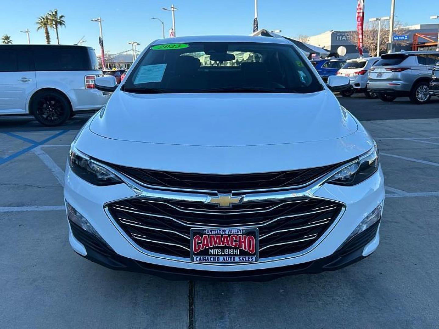 2023 WHITE Chevrolet Malibu (1G1ZD5ST2PF) with an 4-Cyl Turbo 1.5 Liter engine, Automatic CVT transmission, located at 412 Auto Vista Drive, Palmdale, CA, 93551, (661) 945-0620, 34.592636, -118.136681 - Photo#1