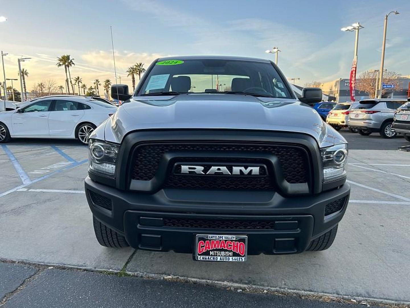 2024 SILVER Ram 1500 Classic 2WD (1C6RR6LG1RS) with an 6-Cyl 3.6 Liter engine, Automatic 8-Spd transmission, located at 412 Auto Vista Drive, Palmdale, CA, 93551, (661) 945-0620, 34.592636, -118.136681 - Photo#1