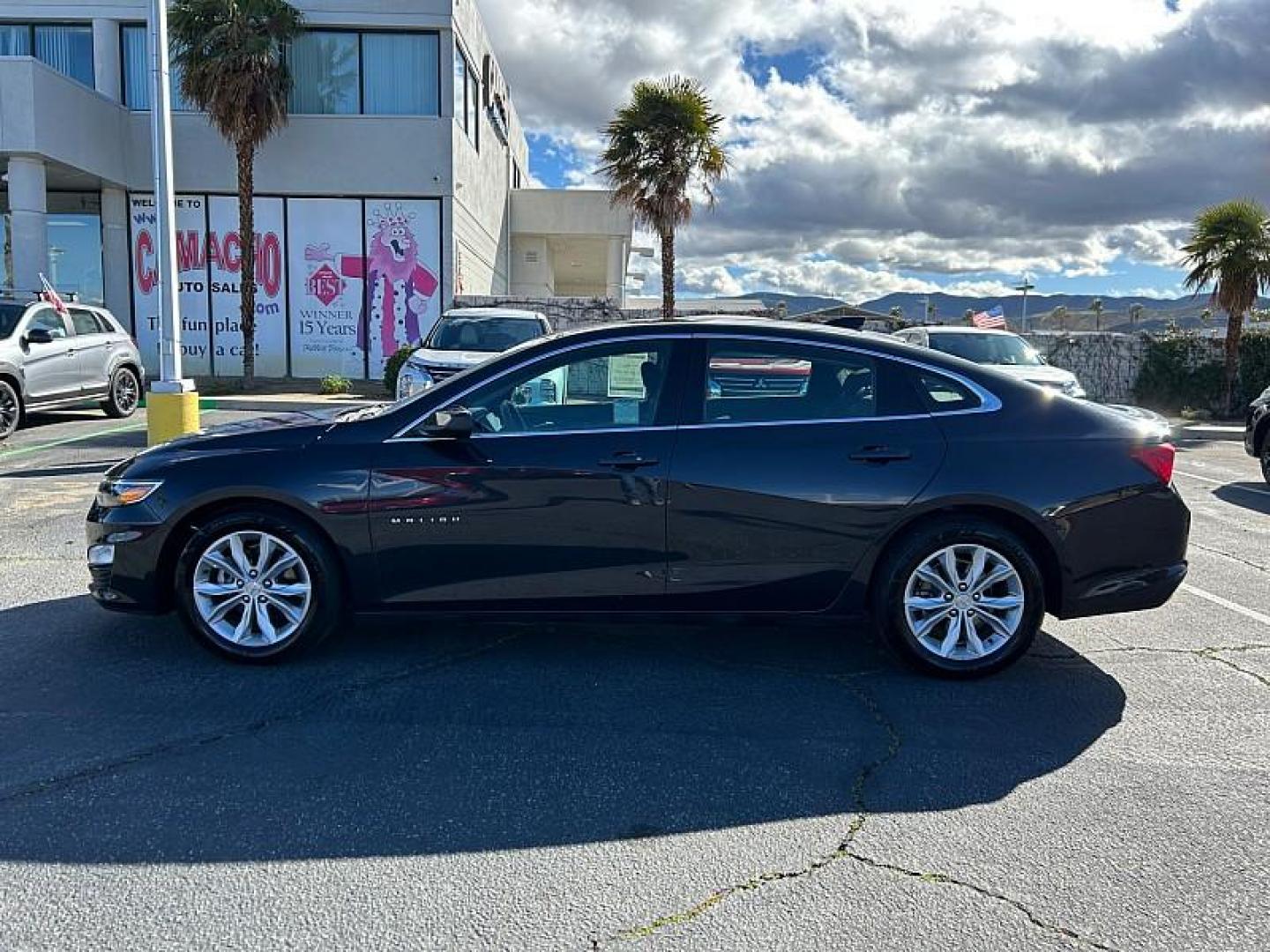 2023 GRAY Chevrolet Malibu (1G1ZD5STXPF) with an 4-Cyl Turbo 1.5 Liter engine, Automatic CVT transmission, located at 412 Auto Vista Drive, Palmdale, CA, 93551, (661) 945-0620, 34.592636, -118.136681 - Photo#8