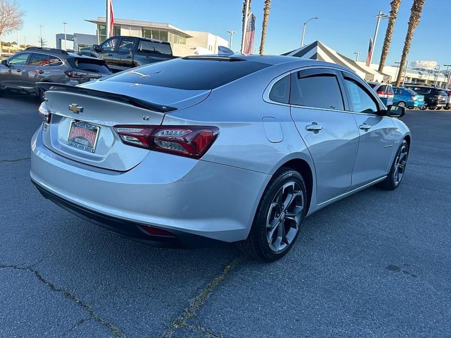 2022 silver Chevrolet Malibu (1G1ZD5ST3NF) with an 4-Cyl Turbo 1.5 Liter engine, Automatic CVT transmission, located at 412 Auto Vista Drive, Palmdale, CA, 93551, (661) 945-0620, 34.592636, -118.136681 - Photo#10
