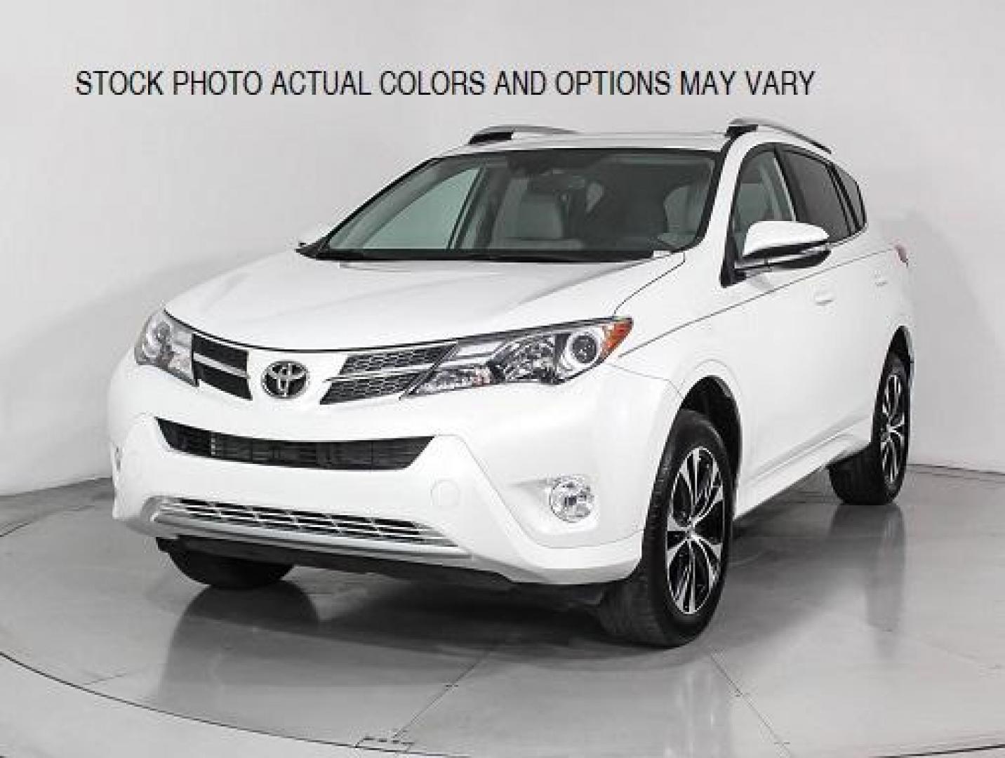 2015 WHITE Toyota RAV4 (JTMWFREVXFD) with an 4-Cyl 2.5 Liter engine, Automatic 6-Spd transmission, located at 412 Auto Vista Drive, Palmdale, CA, 93551, (661) 945-0620, 34.592636, -118.136681 - Photo#0