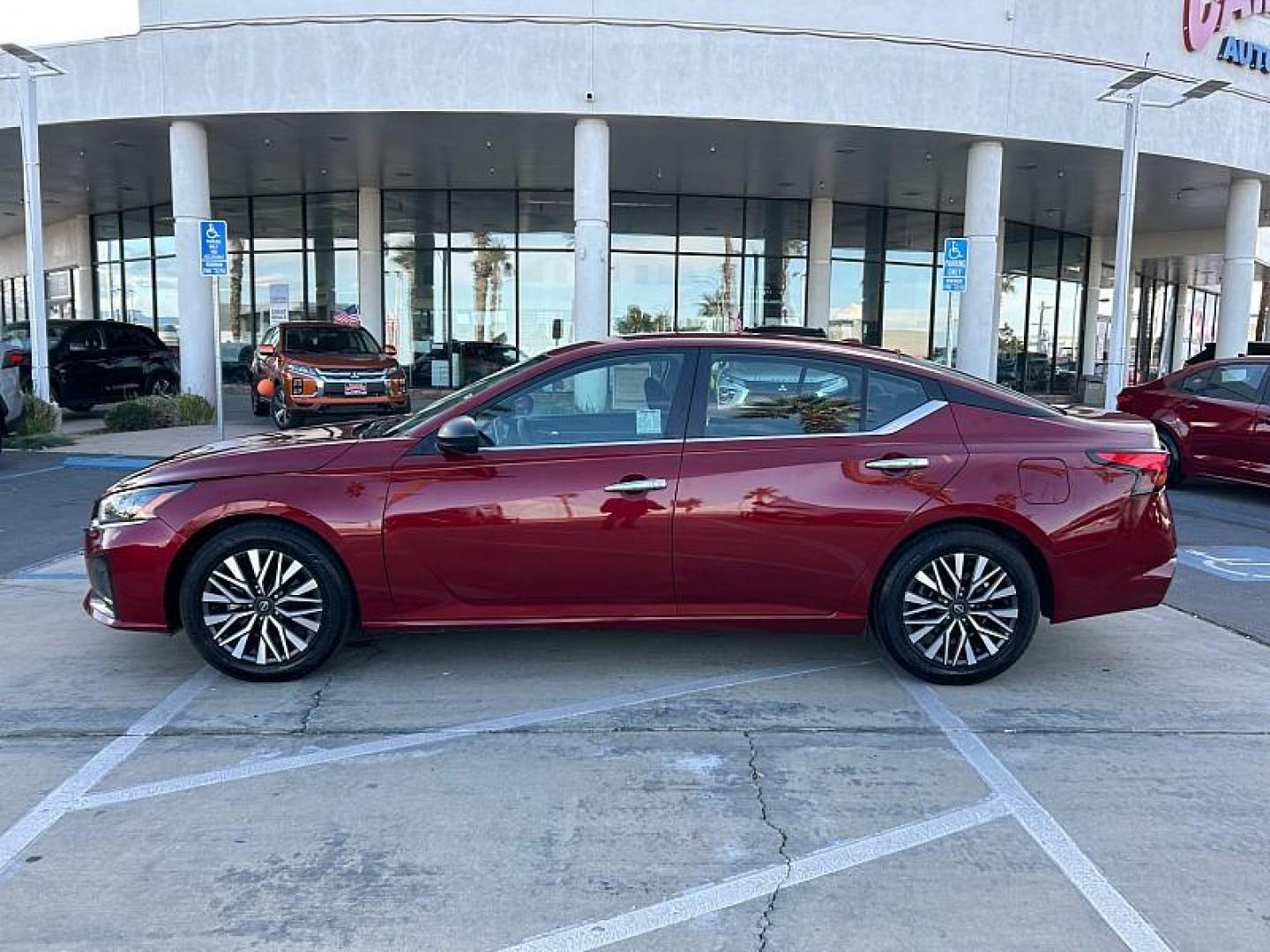 2024 RED Nissan Altima (1N4BL4DVXRN) with an 4-Cyl 2.5 Liter engine, Automatic Xtronic CVT transmission, located at 412 Auto Vista Drive, Palmdale, CA, 93551, (661) 945-0620, 34.592636, -118.136681 - Photo#6