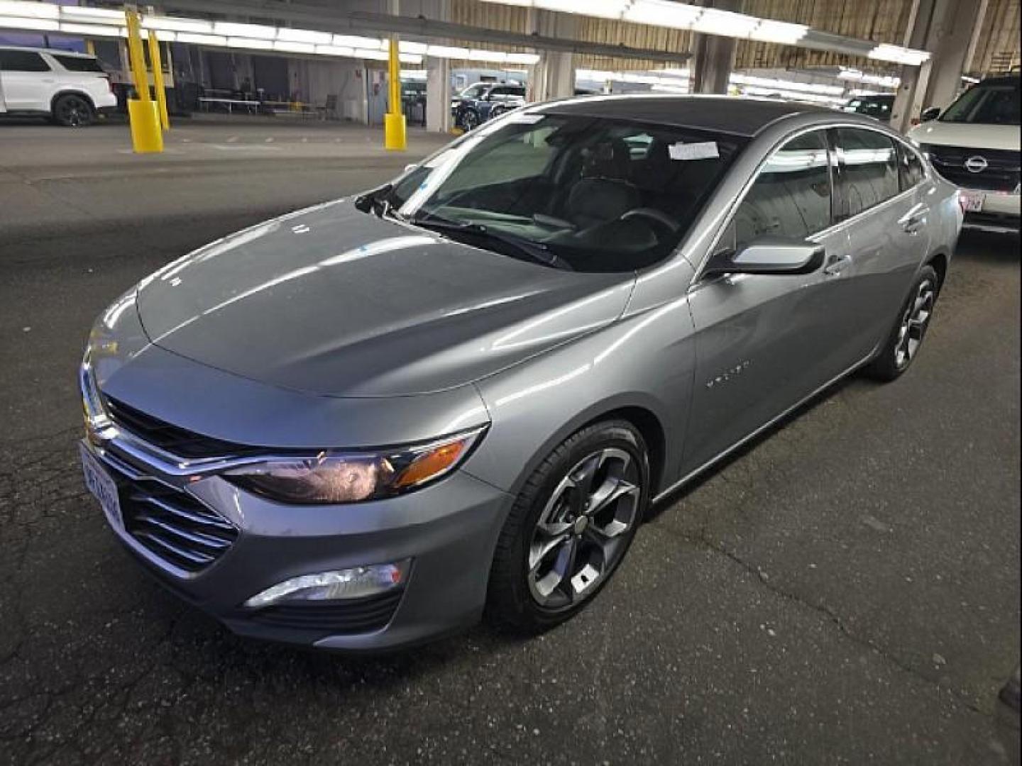 2023 GRAY Chevrolet Malibu (1G1ZD5ST2PF) with an 4-Cyl Turbo 1.5 Liter engine, Automatic CVT transmission, located at 412 Auto Vista Drive, Palmdale, CA, 93551, (661) 945-0620, 34.592636, -118.136681 - Photo#7