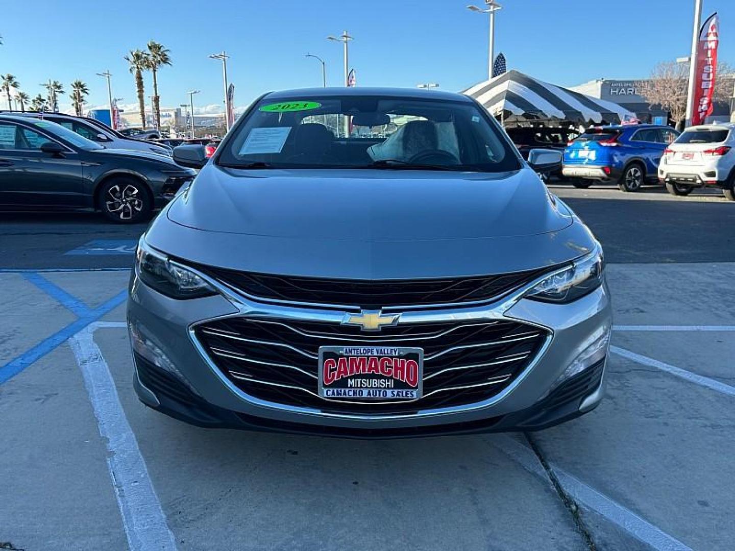 2023 GRAY Chevrolet Malibu (1G1ZD5ST2PF) with an 4-Cyl Turbo 1.5 Liter engine, Automatic CVT transmission, located at 412 Auto Vista Drive, Palmdale, CA, 93551, (661) 945-0620, 34.592636, -118.136681 - Photo#10