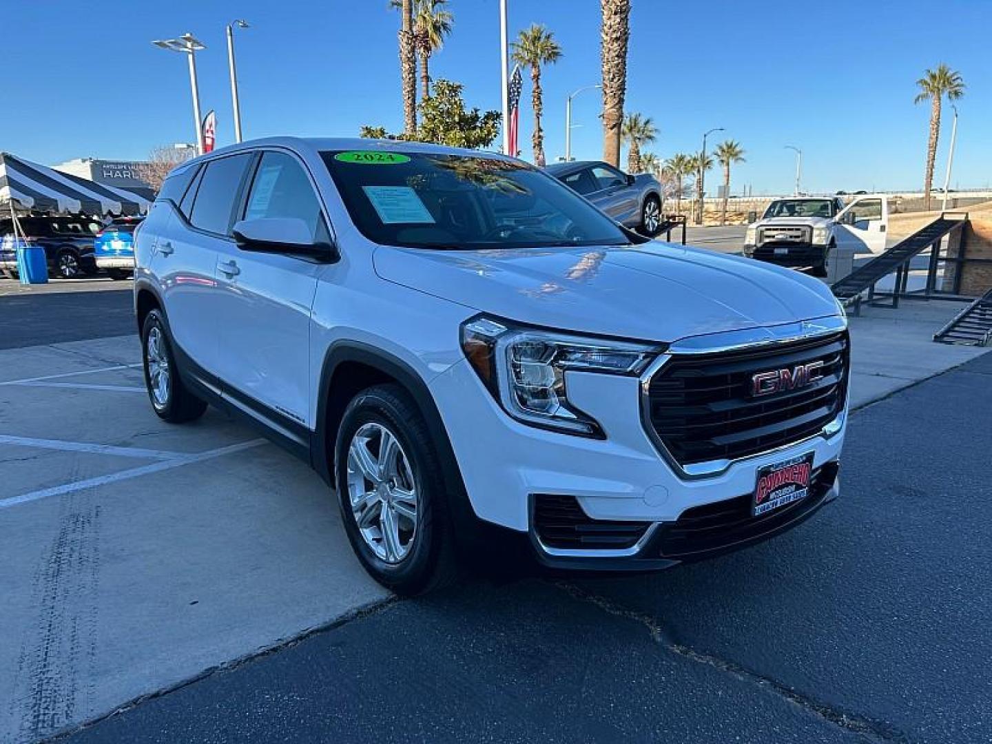 2024 WHITE GMC Terrain (3GKALMEG8RL) with an 4-Cyl Turbo 1.5 Liter engine, Automatic 9-Spd transmission, located at 412 Auto Vista Drive, Palmdale, CA, 93551, (661) 945-0620, 34.592636, -118.136681 - Photo#0