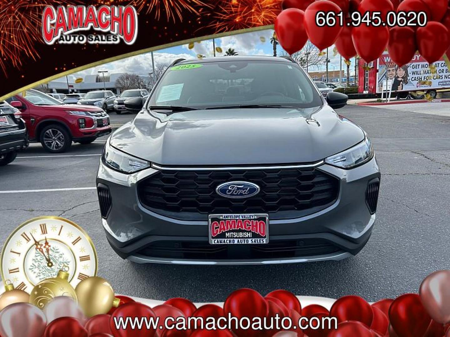 2025 GRAY Ford Escape (1FMCU9MN5SU) with an 3-Cyl EcoBoost Turbo 1.5 Liter engine, Automatic 8-Spd transmission, located at 412 Auto Vista Drive, Palmdale, CA, 93551, (661) 945-0620, 34.592636, -118.136681 - Photo#1