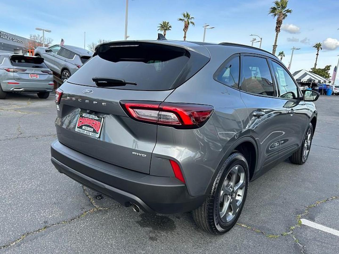 2025 GRAY Ford Escape (1FMCU9MN5SU) with an 3-Cyl EcoBoost Turbo 1.5 Liter engine, Automatic 8-Spd transmission, located at 412 Auto Vista Drive, Palmdale, CA, 93551, (661) 945-0620, 34.592636, -118.136681 - Photo#4