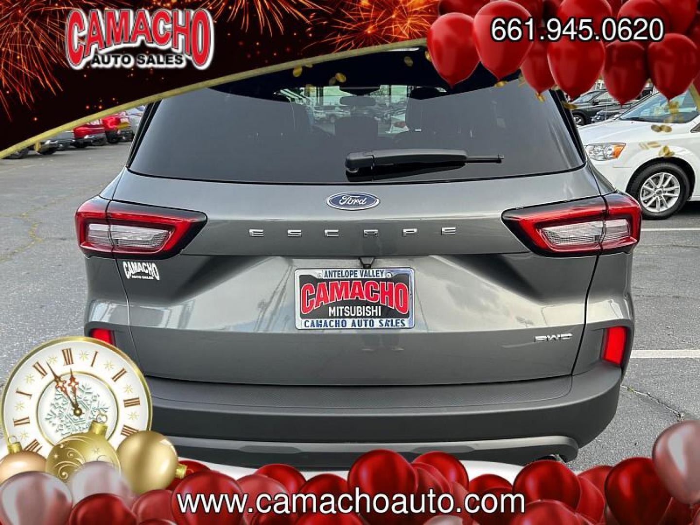 2025 GRAY Ford Escape (1FMCU9MN5SU) with an 3-Cyl EcoBoost Turbo 1.5 Liter engine, Automatic 8-Spd transmission, located at 412 Auto Vista Drive, Palmdale, CA, 93551, (661) 945-0620, 34.592636, -118.136681 - Photo#3
