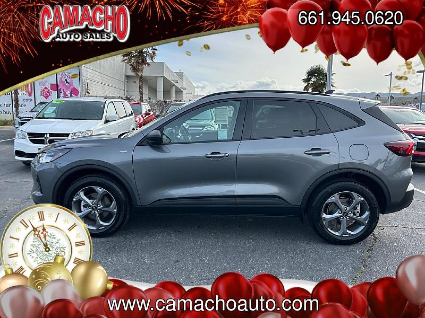 2025 GRAY Ford Escape (1FMCU9MN5SU) with an 3-Cyl EcoBoost Turbo 1.5 Liter engine, Automatic 8-Spd transmission, located at 412 Auto Vista Drive, Palmdale, CA, 93551, (661) 945-0620, 34.592636, -118.136681 - Photo#5