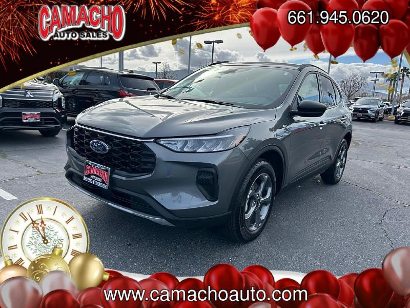 2025 GRAY Ford Escape (1FMCU9MN5SU) with an 3-Cyl EcoBoost Turbo 1.5 Liter engine, Automatic 8-Spd transmission, located at 412 Auto Vista Drive, Palmdale, CA, 93551, (661) 945-0620, 34.592636, -118.136681 - Photo#6