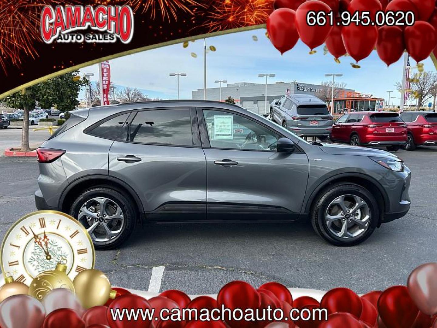 2025 GRAY Ford Escape (1FMCU9MN5SU) with an 3-Cyl EcoBoost Turbo 1.5 Liter engine, Automatic 8-Spd transmission, located at 412 Auto Vista Drive, Palmdale, CA, 93551, (661) 945-0620, 34.592636, -118.136681 - Photo#7