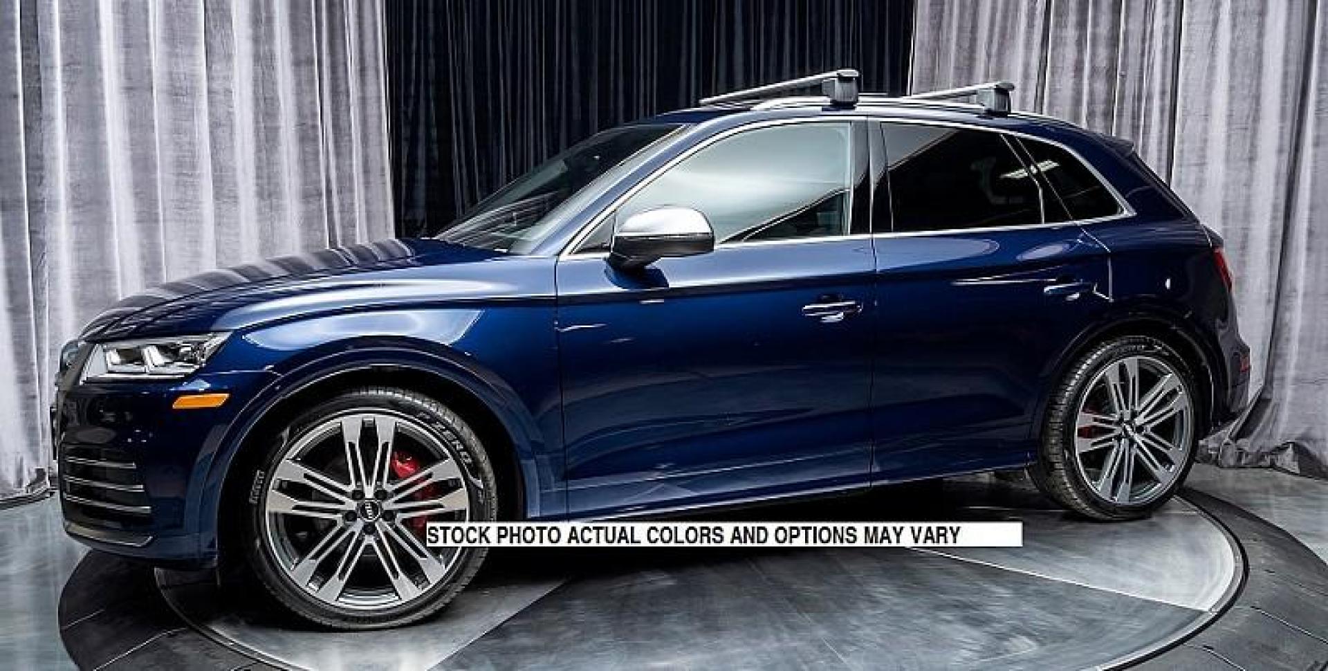 2019 BLUE Audi SQ5 (WA1C4AFYXK2) with an V6 Turbo 3.0 Liter engine, Automatic 8-Spd and Tiptronic transmission, located at 412 Auto Vista Drive, Palmdale, CA, 93551, (661) 945-0620, 34.592636, -118.136681 - Photo#0