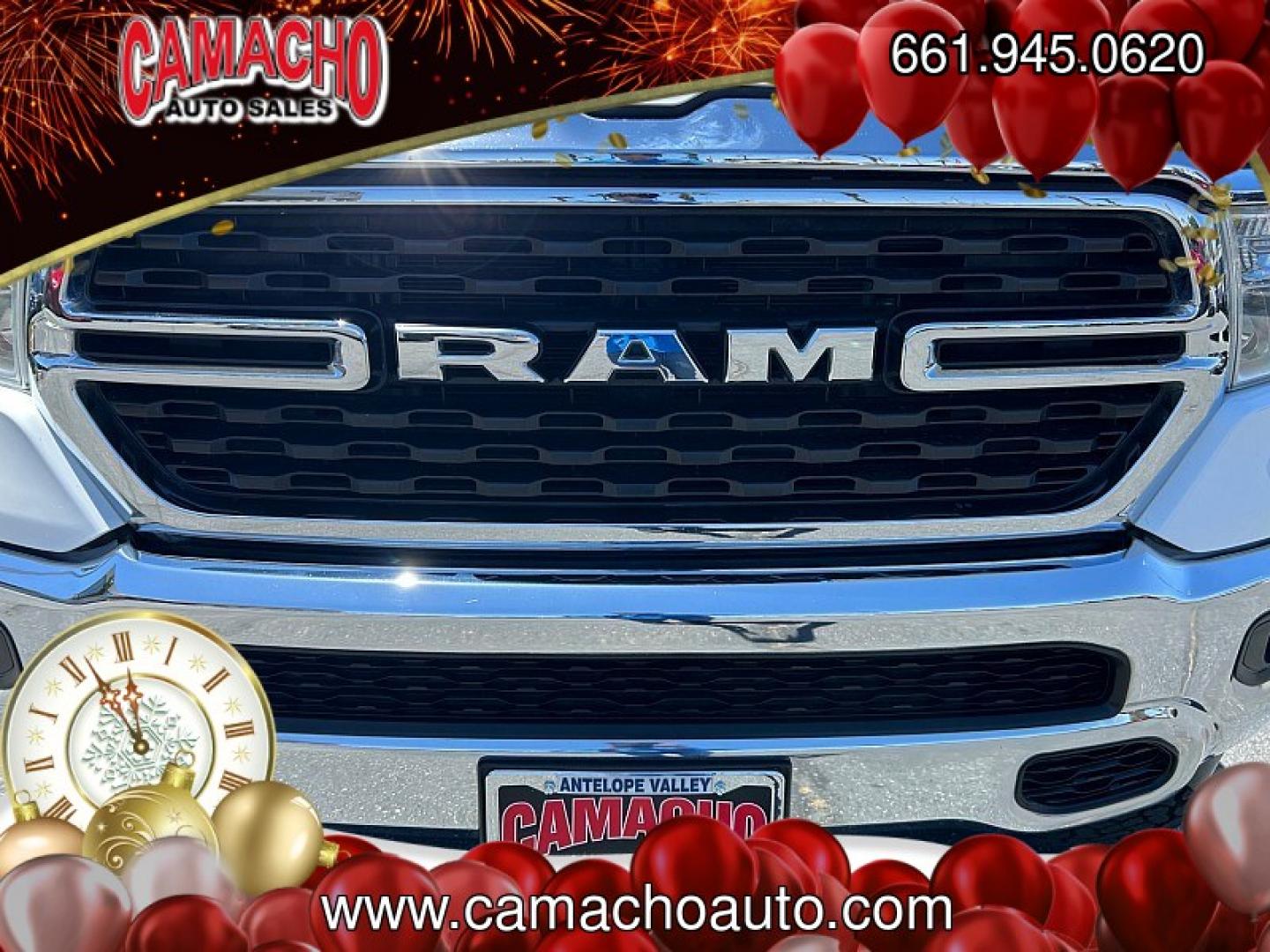 2022 WHITE Ram 1500 2WD (1C6RREFG8NN) with an 6-Cyl 3.6 Liter engine, Automatic 8-Spd transmission, located at 412 Auto Vista Drive, Palmdale, CA, 93551, (661) 945-0620, 34.592636, -118.136681 - Photo#8