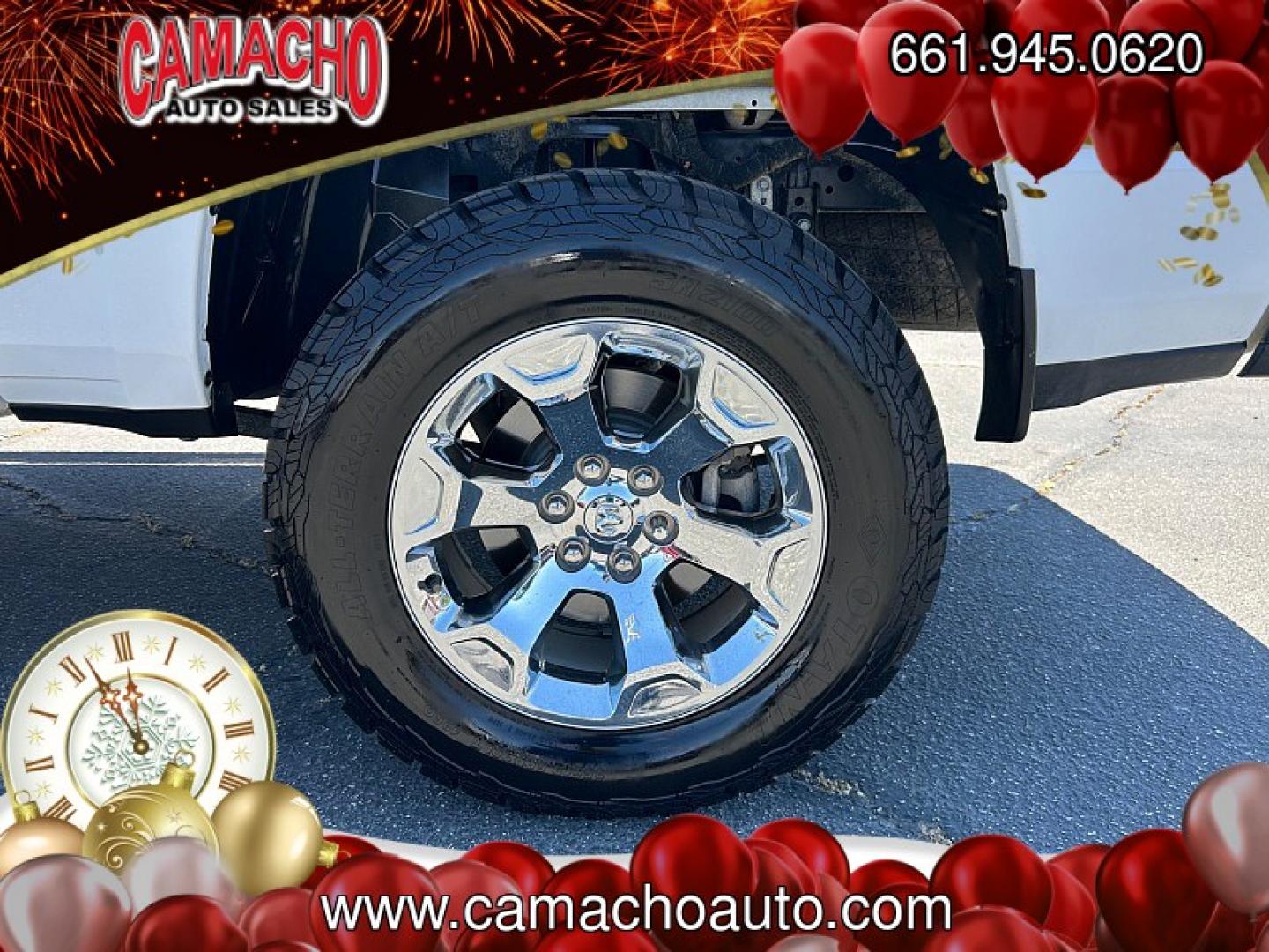 2022 WHITE Ram 1500 2WD (1C6RREFG8NN) with an 6-Cyl 3.6 Liter engine, Automatic 8-Spd transmission, located at 412 Auto Vista Drive, Palmdale, CA, 93551, (661) 945-0620, 34.592636, -118.136681 - Photo#9