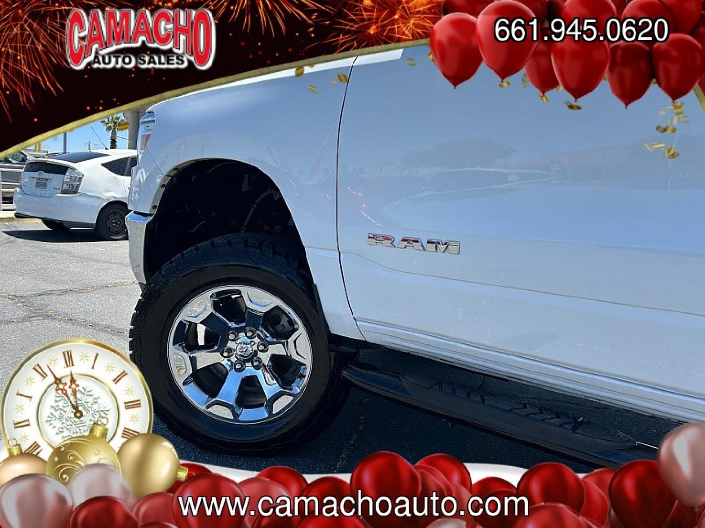 2022 WHITE Ram 1500 2WD (1C6RREFG8NN) with an 6-Cyl 3.6 Liter engine, Automatic 8-Spd transmission, located at 412 Auto Vista Drive, Palmdale, CA, 93551, (661) 945-0620, 34.592636, -118.136681 - Photo#12