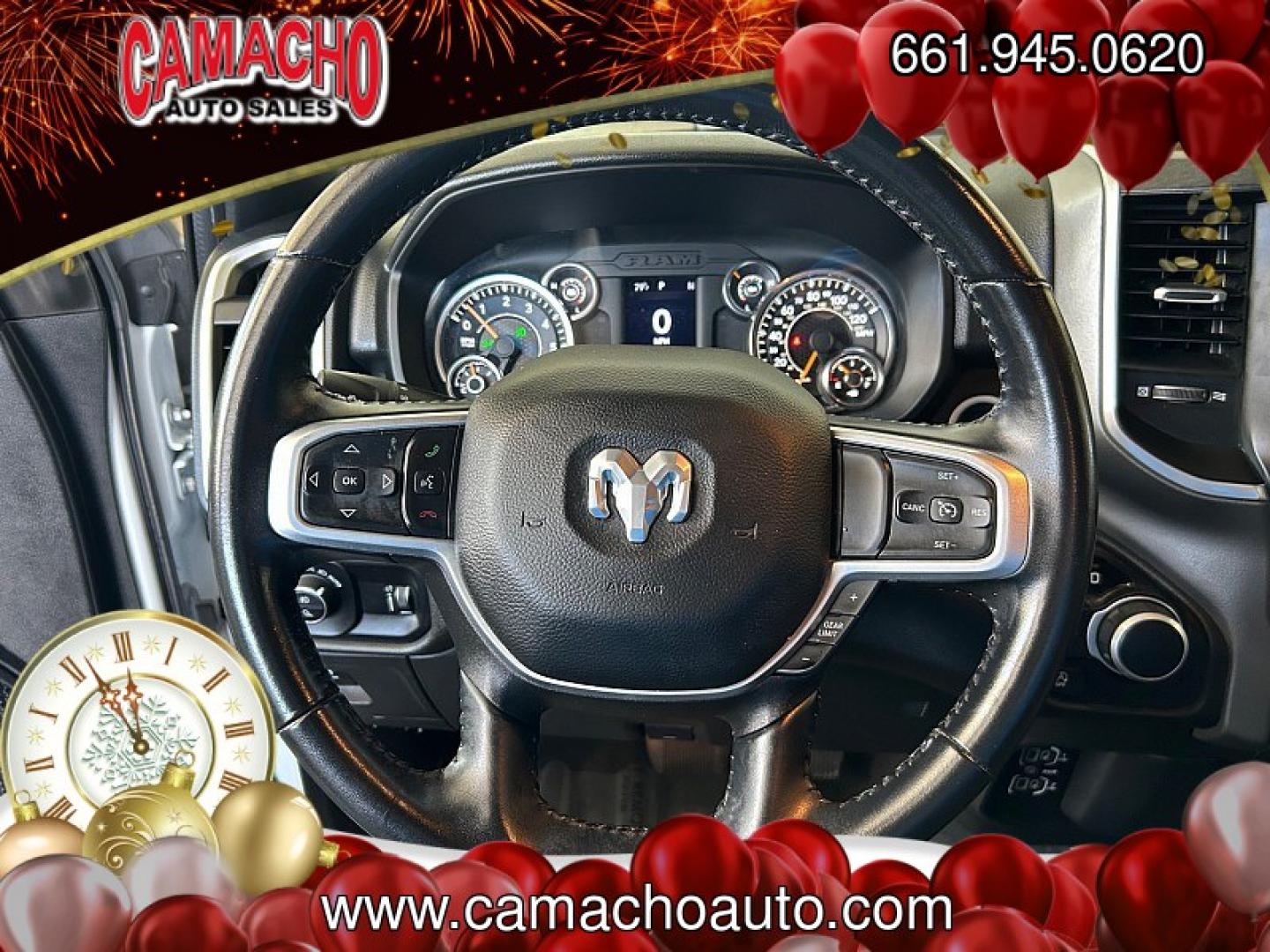 2022 WHITE Ram 1500 2WD (1C6RREFG8NN) with an 6-Cyl 3.6 Liter engine, Automatic 8-Spd transmission, located at 412 Auto Vista Drive, Palmdale, CA, 93551, (661) 945-0620, 34.592636, -118.136681 - Photo#22