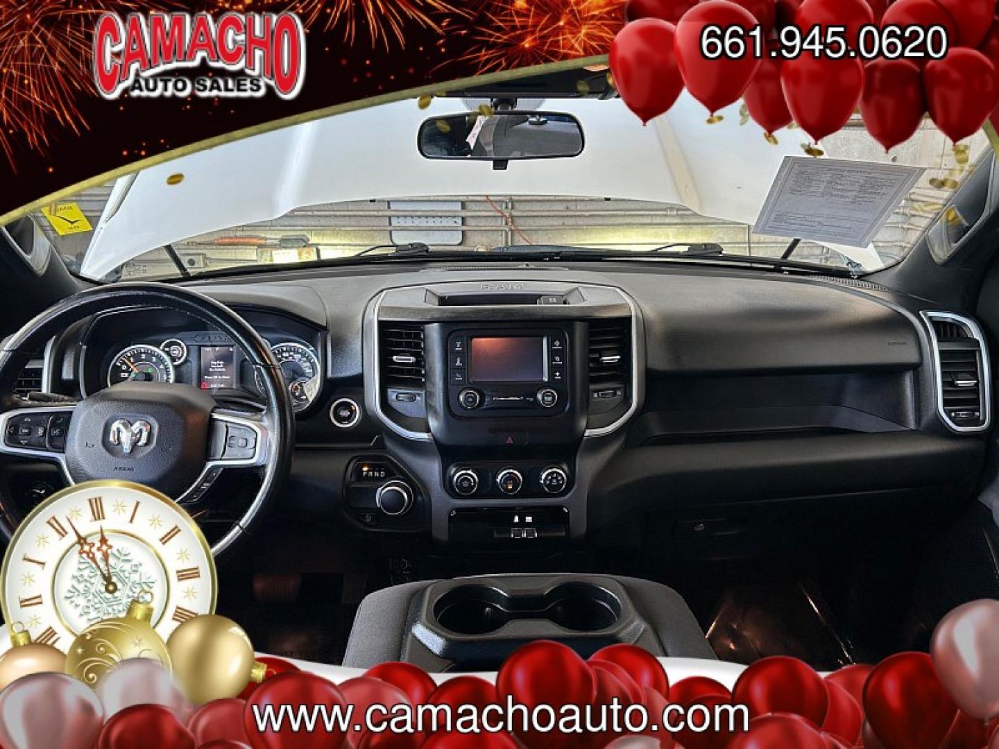 2022 WHITE Ram 1500 2WD (1C6RREFG8NN) with an 6-Cyl 3.6 Liter engine, Automatic 8-Spd transmission, located at 412 Auto Vista Drive, Palmdale, CA, 93551, (661) 945-0620, 34.592636, -118.136681 - Photo#23