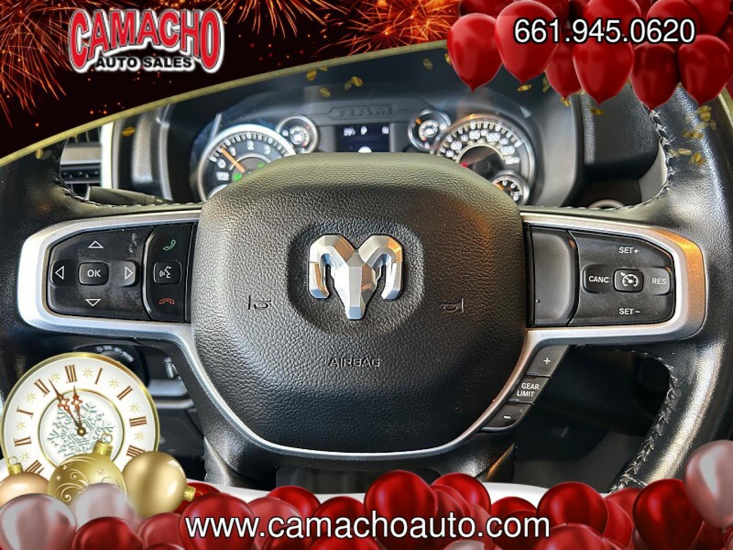 2022 WHITE Ram 1500 2WD (1C6RREFG8NN) with an 6-Cyl 3.6 Liter engine, Automatic 8-Spd transmission, located at 412 Auto Vista Drive, Palmdale, CA, 93551, (661) 945-0620, 34.592636, -118.136681 - Photo#24