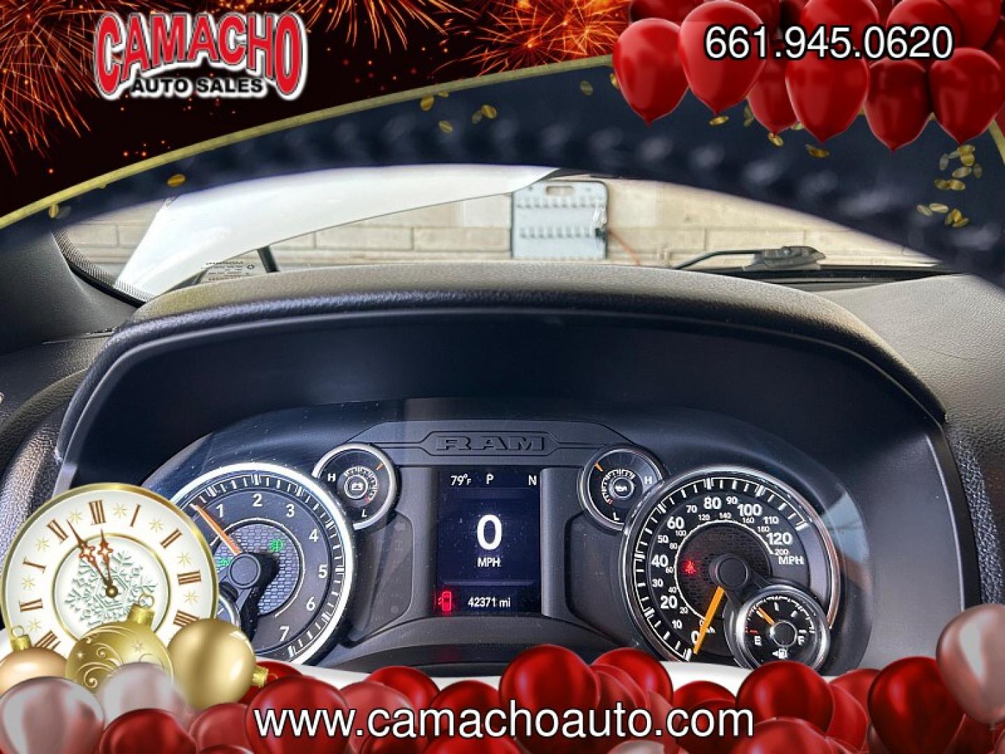 2022 WHITE Ram 1500 2WD (1C6RREFG8NN) with an 6-Cyl 3.6 Liter engine, Automatic 8-Spd transmission, located at 412 Auto Vista Drive, Palmdale, CA, 93551, (661) 945-0620, 34.592636, -118.136681 - Photo#25