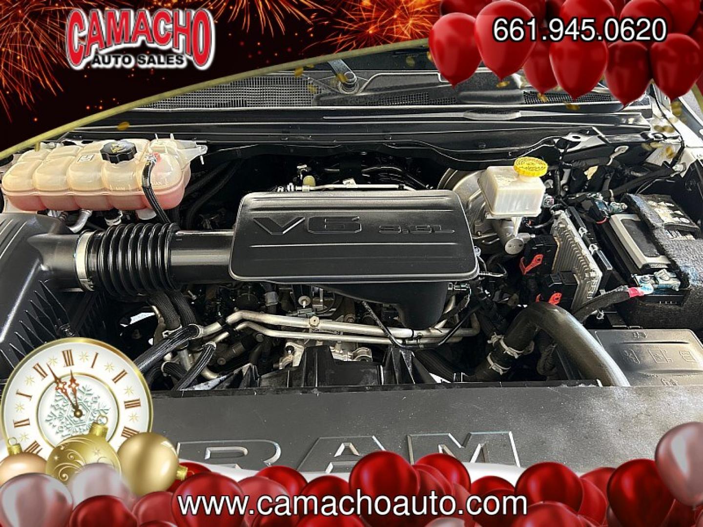 2022 WHITE Ram 1500 2WD (1C6RREFG8NN) with an 6-Cyl 3.6 Liter engine, Automatic 8-Spd transmission, located at 412 Auto Vista Drive, Palmdale, CA, 93551, (661) 945-0620, 34.592636, -118.136681 - Photo#31