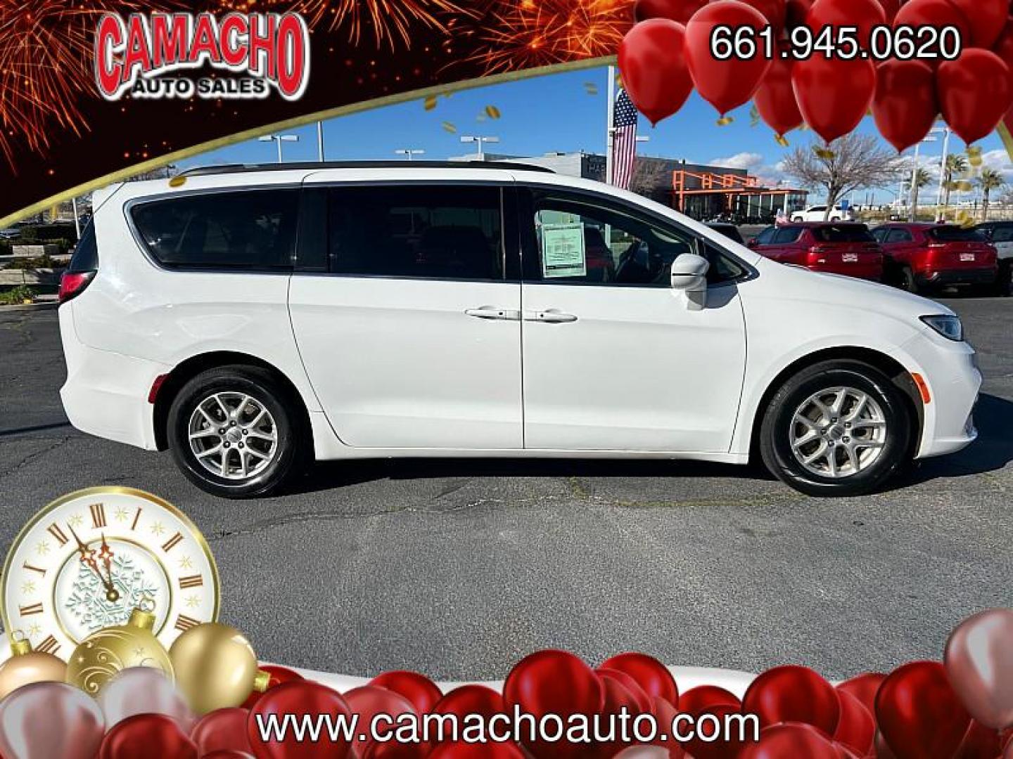 2022 WHITE Chrysler Pacifica (2C4RC1BG5NR) with an V6 3.6 Liter engine, Automatic 9-Spd transmission, located at 412 Auto Vista Drive, Palmdale, CA, 93551, (661) 945-0620, 34.592636, -118.136681 - Photo#6