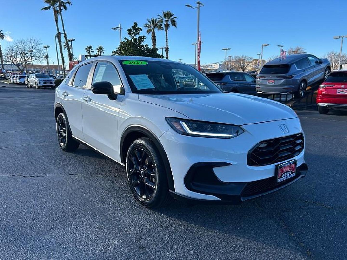 2024 WHITE Honda HR-V (3CZRZ2H5XRM) with an 4-Cyl 2.0 Liter engine, Automatic CVT transmission, located at 412 Auto Vista Drive, Palmdale, CA, 93551, (661) 945-0620, 34.592636, -118.136681 - Photo#0