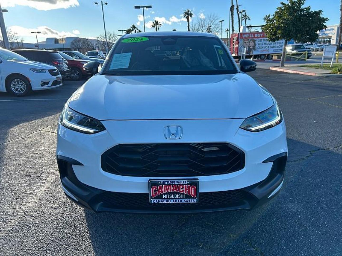 2024 WHITE Honda HR-V (3CZRZ2H5XRM) with an 4-Cyl 2.0 Liter engine, Automatic CVT transmission, located at 412 Auto Vista Drive, Palmdale, CA, 93551, (661) 945-0620, 34.592636, -118.136681 - Photo#1