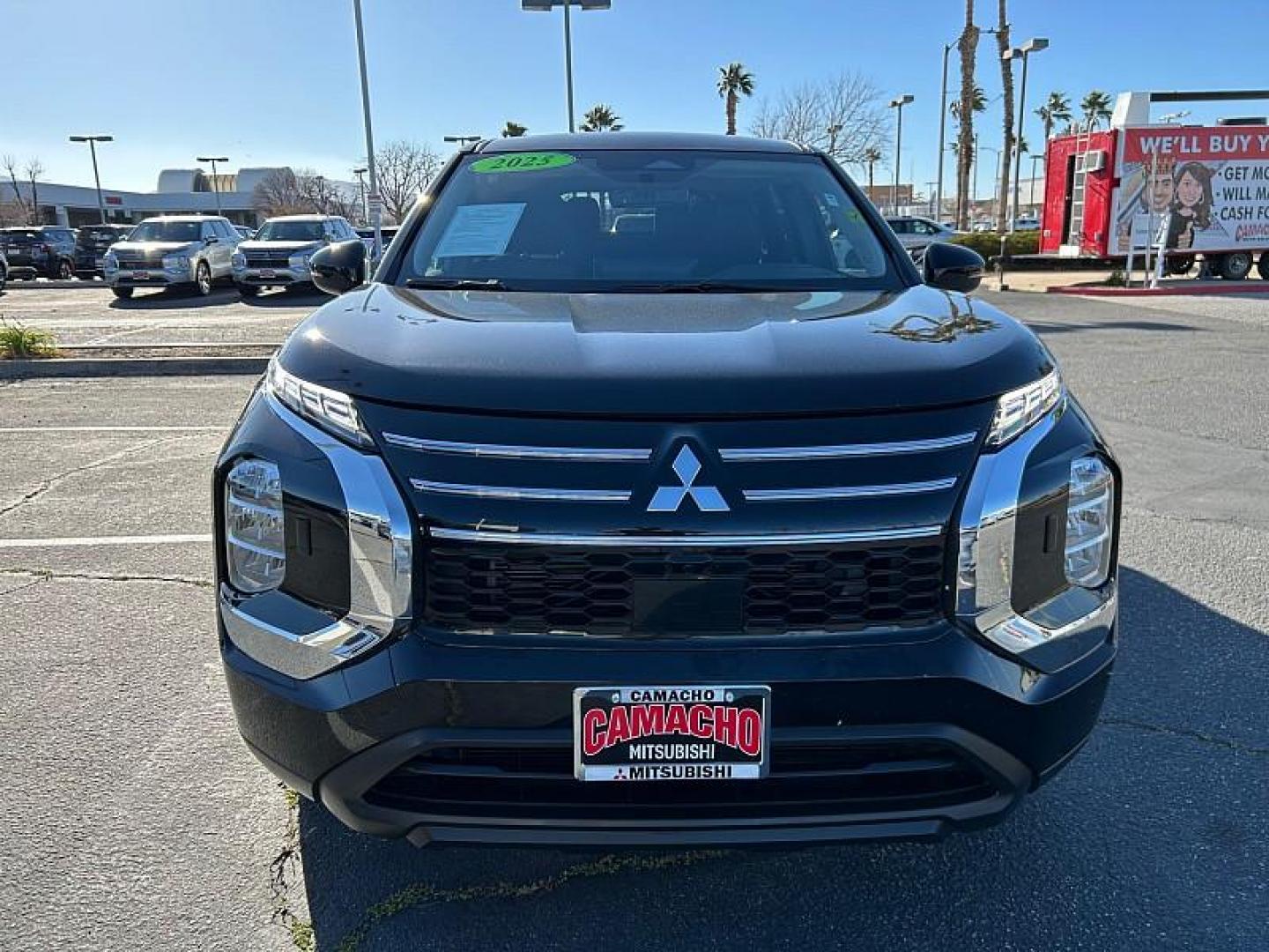 2025 BLACK Mitsubishi Outlander (JA4J4UA84SZ) with an 4-Cyl 2.5 Liter engine, Automatic CVT transmission, located at 412 Auto Vista Drive, Palmdale, CA, 93551, (661) 945-0620, 34.592636, -118.136681 - Photo#1