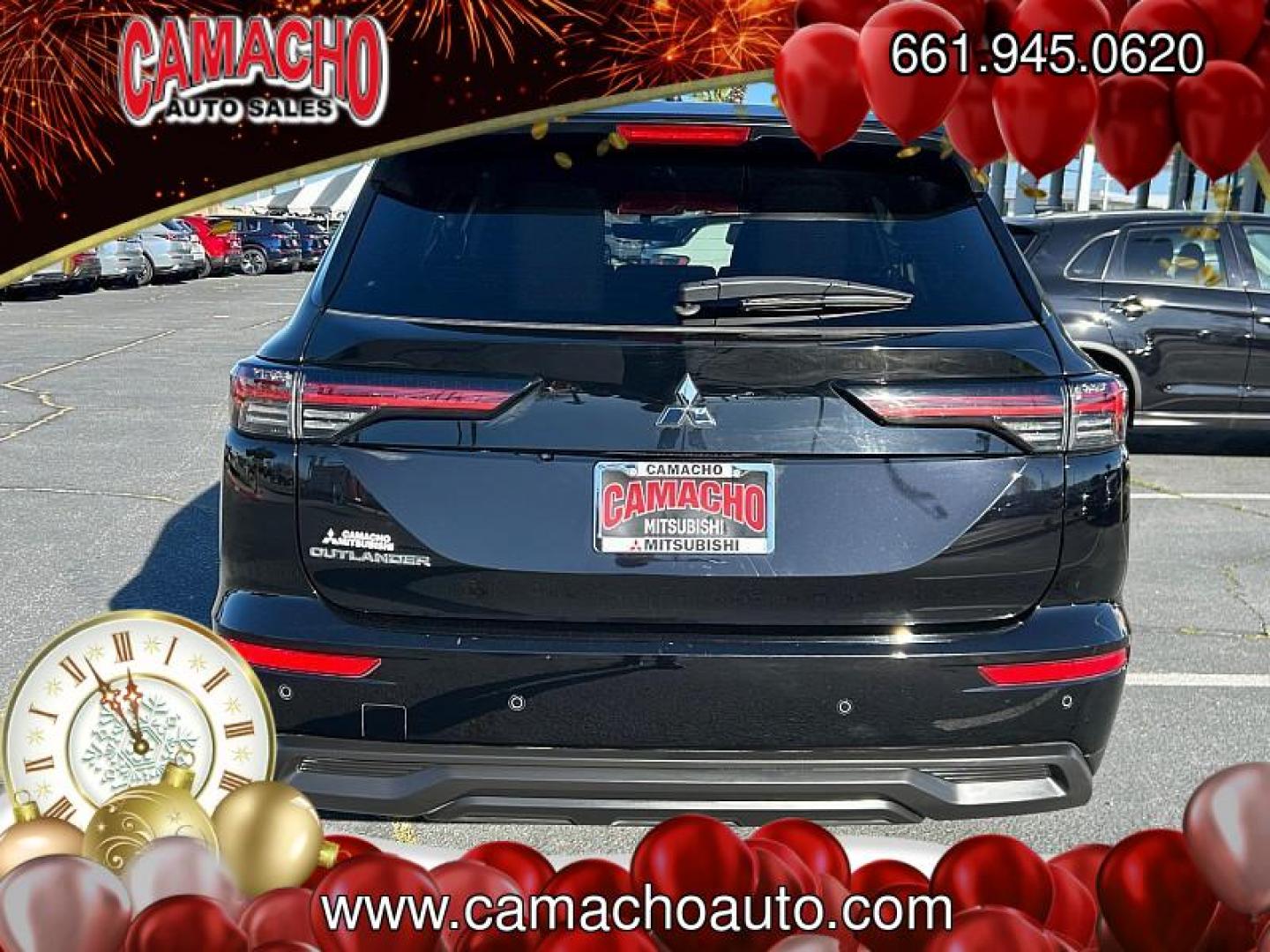 2025 BLACK Mitsubishi Outlander (JA4J4UA84SZ) with an 4-Cyl 2.5 Liter engine, Automatic CVT transmission, located at 412 Auto Vista Drive, Palmdale, CA, 93551, (661) 945-0620, 34.592636, -118.136681 - Photo#3