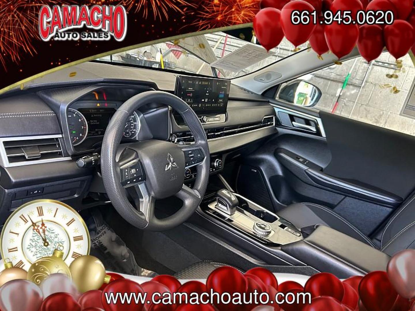 2025 BLACK Mitsubishi Outlander (JA4J4UA84SZ) with an 4-Cyl 2.5 Liter engine, Automatic CVT transmission, located at 412 Auto Vista Drive, Palmdale, CA, 93551, (661) 945-0620, 34.592636, -118.136681 - Photo#16