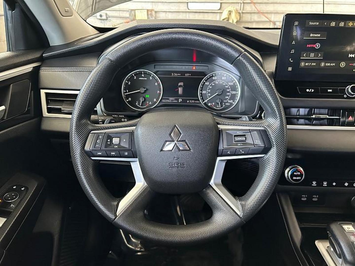 2025 BLACK Mitsubishi Outlander (JA4J4UA84SZ) with an 4-Cyl 2.5 Liter engine, Automatic CVT transmission, located at 412 Auto Vista Drive, Palmdale, CA, 93551, (661) 945-0620, 34.592636, -118.136681 - Photo#20