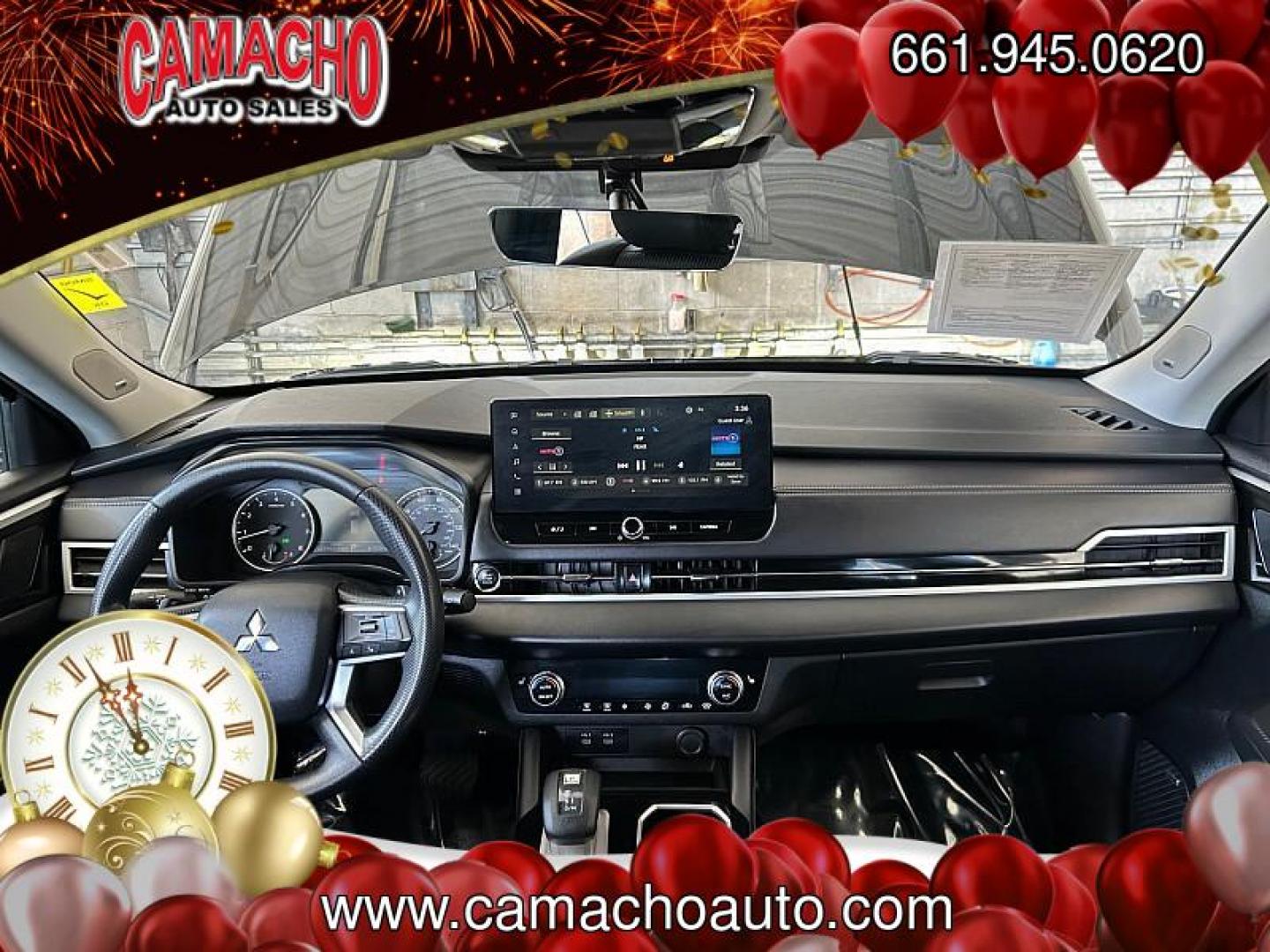 2025 BLACK Mitsubishi Outlander (JA4J4UA84SZ) with an 4-Cyl 2.5 Liter engine, Automatic CVT transmission, located at 412 Auto Vista Drive, Palmdale, CA, 93551, (661) 945-0620, 34.592636, -118.136681 - Photo#21