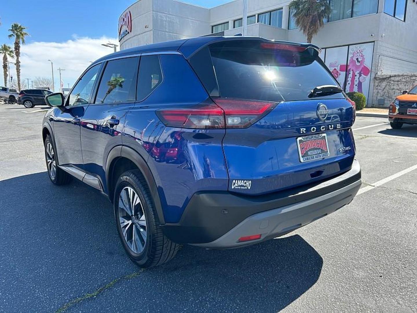 2023 BLUE Nissan Rogue (JN8BT3BB9PW) with an 3-Cyl Turbo 1.5 Liter engine, Automatic CVT w/Xtronic transmission, located at 412 Auto Vista Drive, Palmdale, CA, 93551, (661) 945-0620, 34.592636, -118.136681 - Photo#5