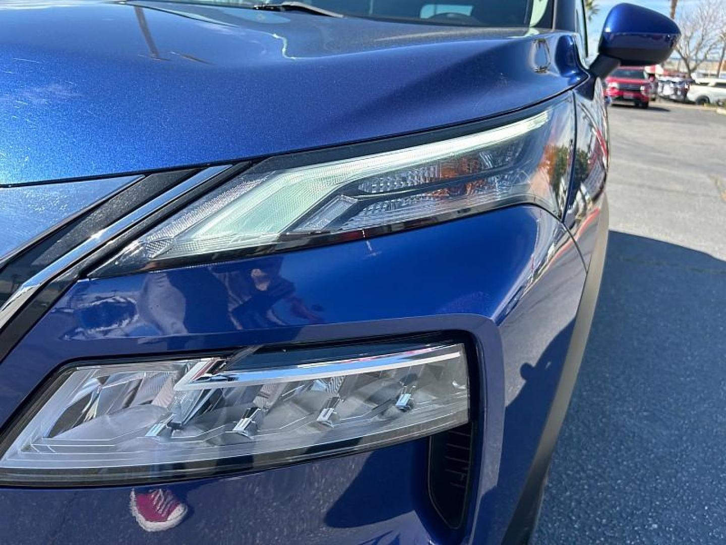 2023 BLUE Nissan Rogue (JN8BT3BB9PW) with an 3-Cyl Turbo 1.5 Liter engine, Automatic CVT w/Xtronic transmission, located at 412 Auto Vista Drive, Palmdale, CA, 93551, (661) 945-0620, 34.592636, -118.136681 - Photo#10