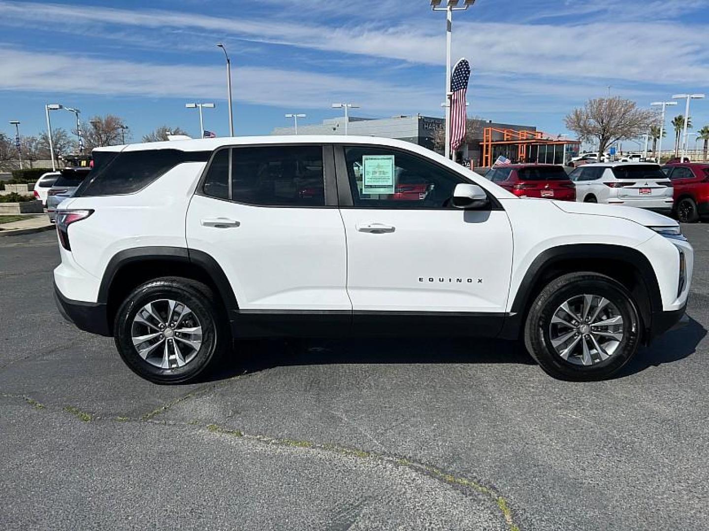 2025 WHITE Chevrolet Equinox (3GNAXHEG3SL) with an 4-Cyl Turbo 1.5 Liter engine, Automatic CVT transmission, located at 412 Auto Vista Drive, Palmdale, CA, 93551, (661) 945-0620, 34.592636, -118.136681 - Photo#15