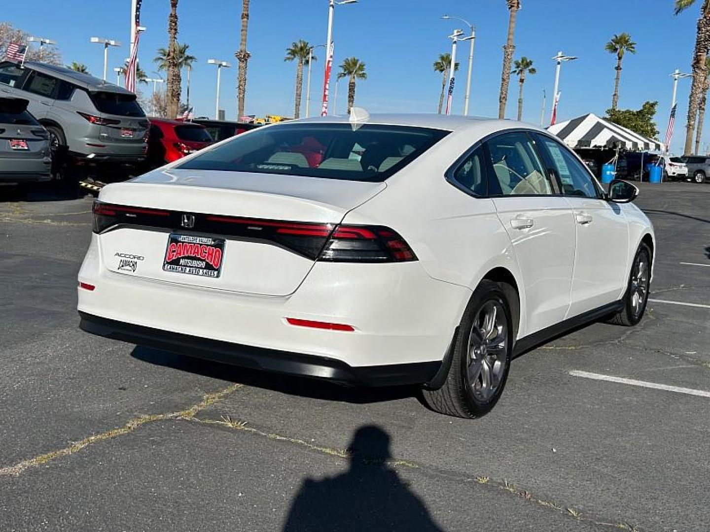 2023 WHITE Honda Accord Sedan (1HGCY1F32PA) with an 4-Cyl Turbo 1.5 Liter engine, Automatic CVT transmission, located at 412 Auto Vista Drive, Palmdale, CA, 93551, (661) 945-0620, 34.592636, -118.136681 - Photo#1