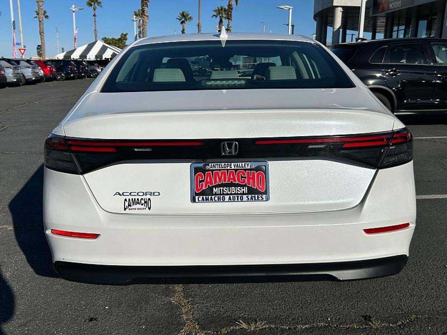 2023 WHITE Honda Accord Sedan (1HGCY1F32PA) with an 4-Cyl Turbo 1.5 Liter engine, Automatic CVT transmission, located at 412 Auto Vista Drive, Palmdale, CA, 93551, (661) 945-0620, 34.592636, -118.136681 - Photo#2
