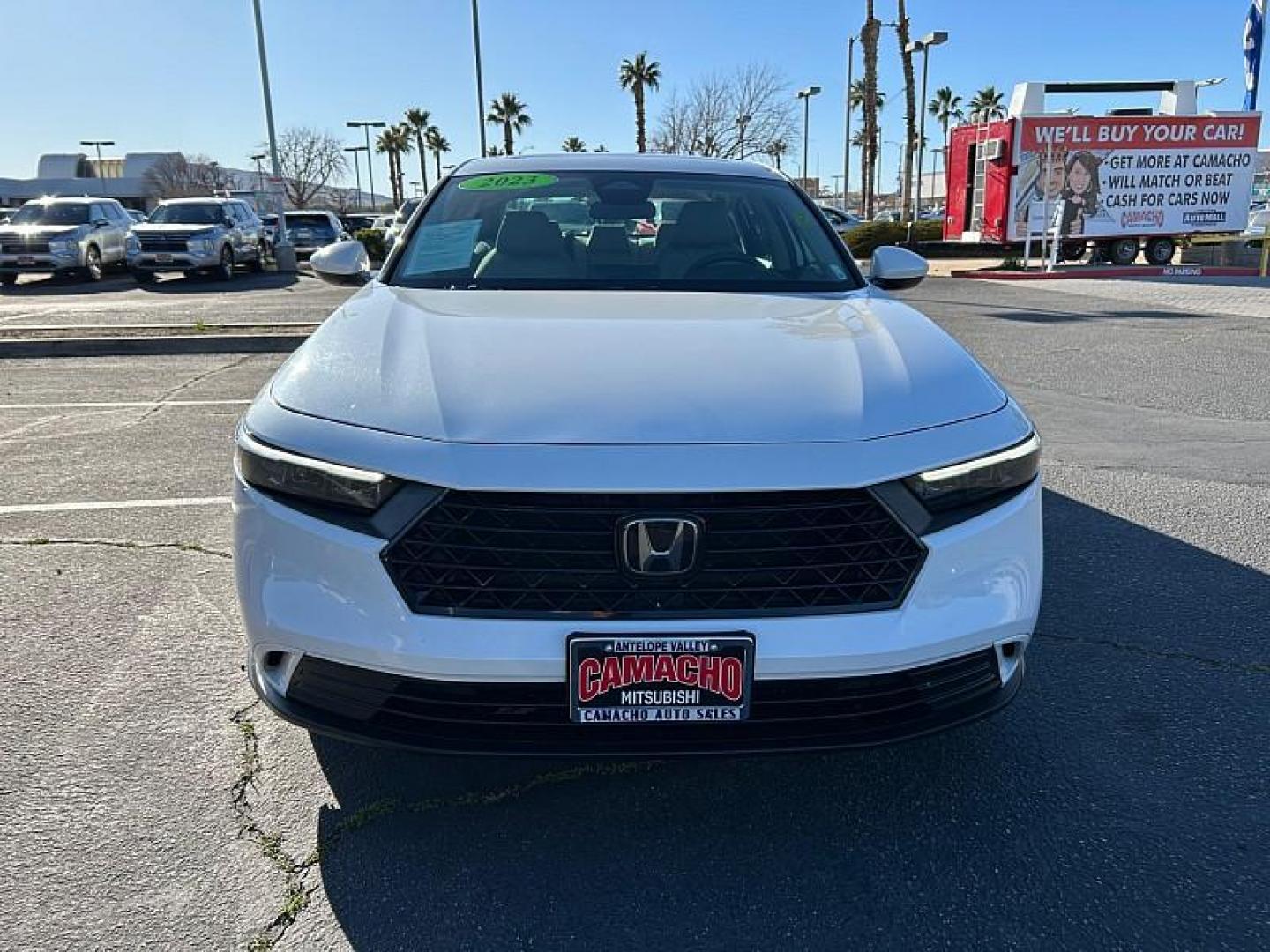 2023 WHITE Honda Accord Sedan (1HGCY1F32PA) with an 4-Cyl Turbo 1.5 Liter engine, Automatic CVT transmission, located at 412 Auto Vista Drive, Palmdale, CA, 93551, (661) 945-0620, 34.592636, -118.136681 - Photo#6