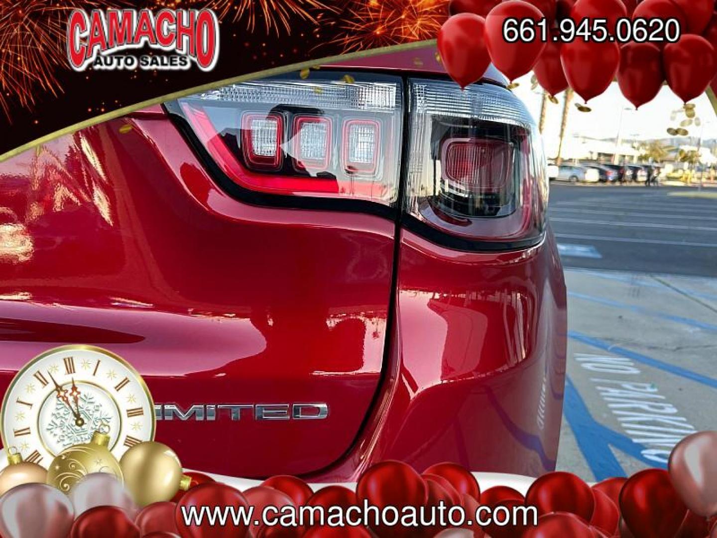 2025 RED Jeep Compass (3C4NJDCN1ST) with an 4-Cyl Turbo 2.0 Liter engine, Automatic 8-Spd transmission, located at 412 Auto Vista Drive, Palmdale, CA, 93551, (661) 945-0620, 34.592636, -118.136681 - Photo#14