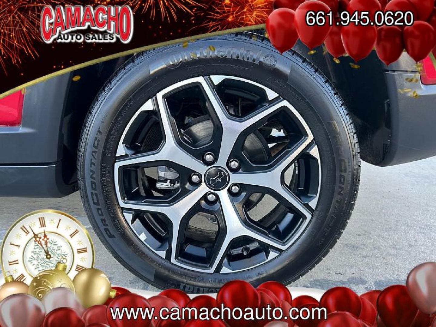 2025 RED Jeep Compass (3C4NJDCN1ST) with an 4-Cyl Turbo 2.0 Liter engine, Automatic 8-Spd transmission, located at 412 Auto Vista Drive, Palmdale, CA, 93551, (661) 945-0620, 34.592636, -118.136681 - Photo#15