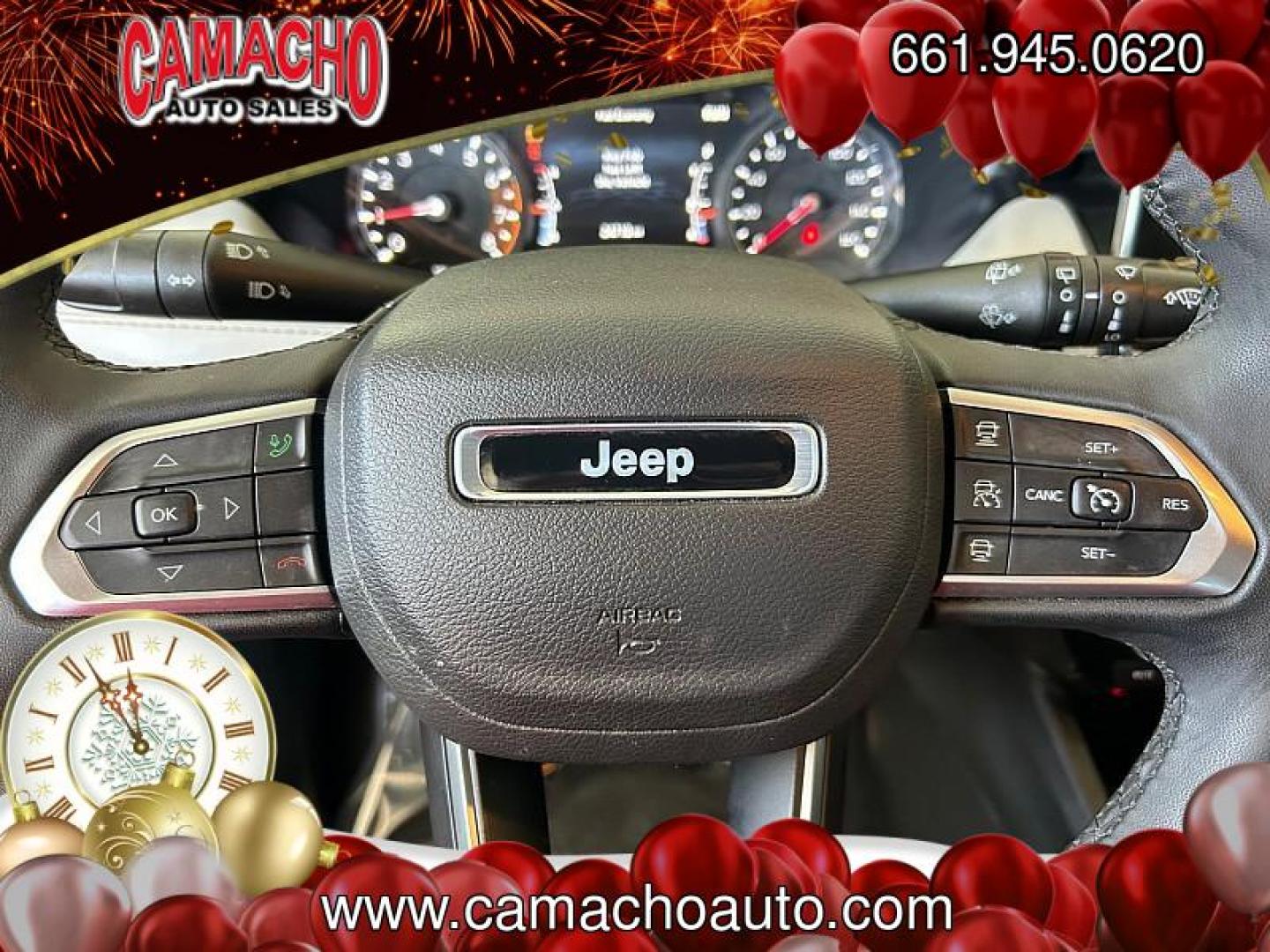 2025 RED Jeep Compass (3C4NJDCN1ST) with an 4-Cyl Turbo 2.0 Liter engine, Automatic 8-Spd transmission, located at 412 Auto Vista Drive, Palmdale, CA, 93551, (661) 945-0620, 34.592636, -118.136681 - Photo#27