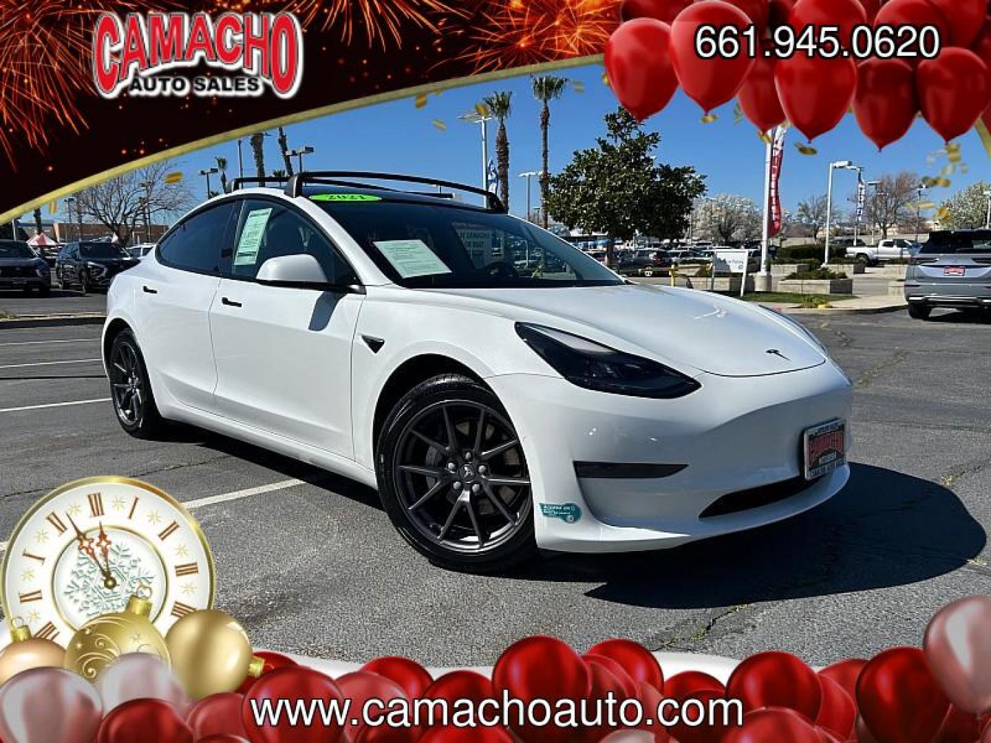 2021 WHITE Tesla Model 3 (5YJ3E1EA9MF) with an AC Electric Motor engine, Single-Speed Fixed Gear transmission, located at 412 Auto Vista Drive, Palmdale, CA, 93551, (661) 945-0620, 34.592636, -118.136681 - Photo#0
