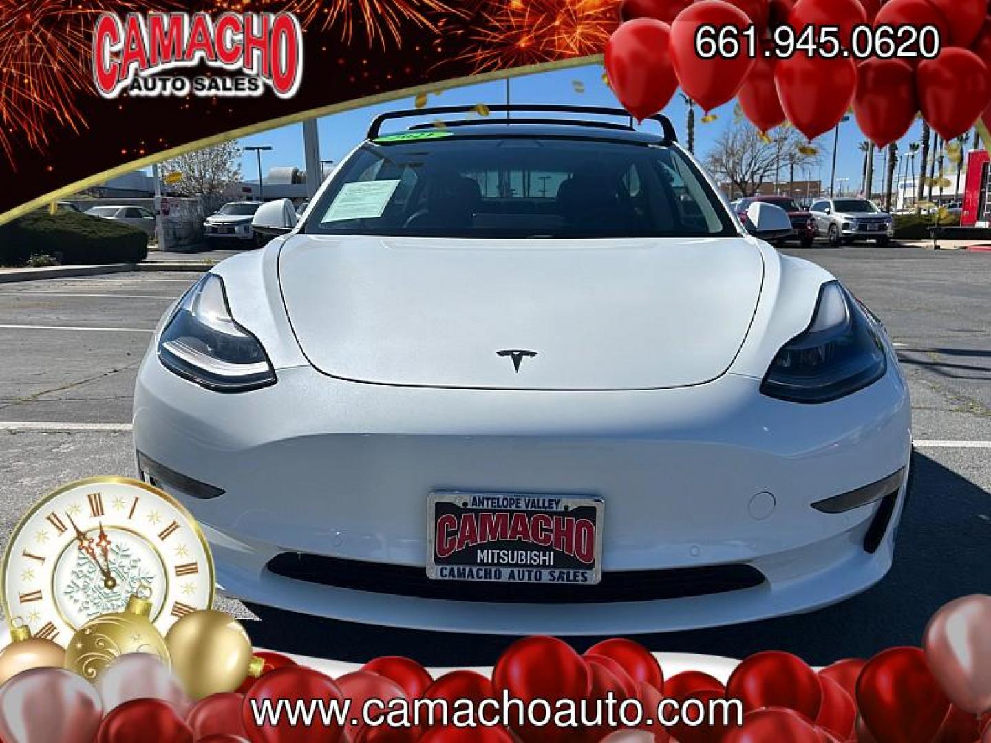 2021 WHITE Tesla Model 3 (5YJ3E1EA9MF) with an AC Electric Motor engine, Single-Speed Fixed Gear transmission, located at 412 Auto Vista Drive, Palmdale, CA, 93551, (661) 945-0620, 34.592636, -118.136681 - Photo#1