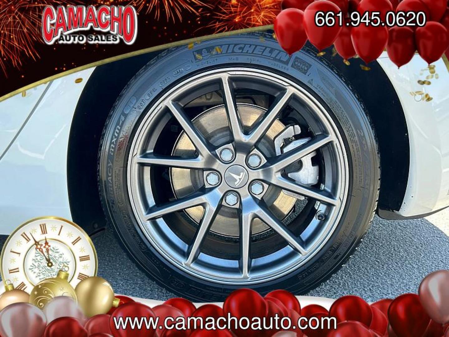 2021 WHITE Tesla Model 3 (5YJ3E1EA9MF) with an AC Electric Motor engine, Single-Speed Fixed Gear transmission, located at 412 Auto Vista Drive, Palmdale, CA, 93551, (661) 945-0620, 34.592636, -118.136681 - Photo#11